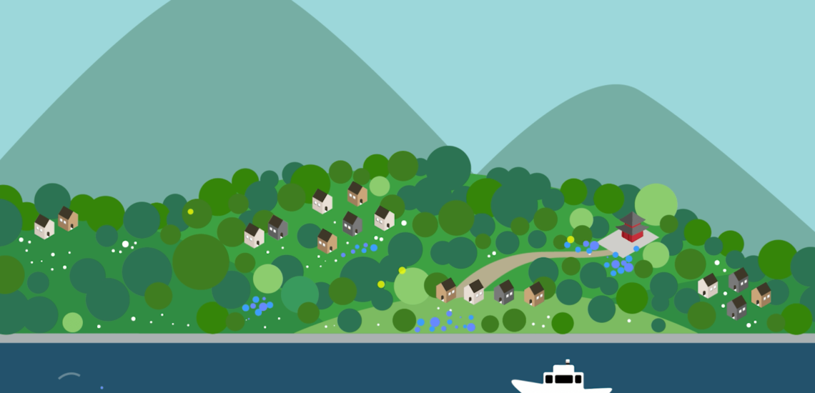 石巻市雄勝地区での色彩計画のコンセプトアニメーション「Color With Nature」を公開しました。